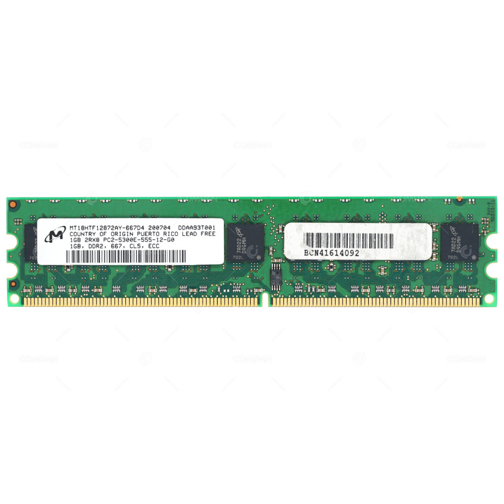 417439-051 HP DDR2 MEMORY 1GB 667 MHz 2RX8 PC2-5300E